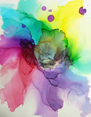 Pinturas con tinta al alcohol