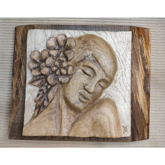 Relieve en madera Gaia