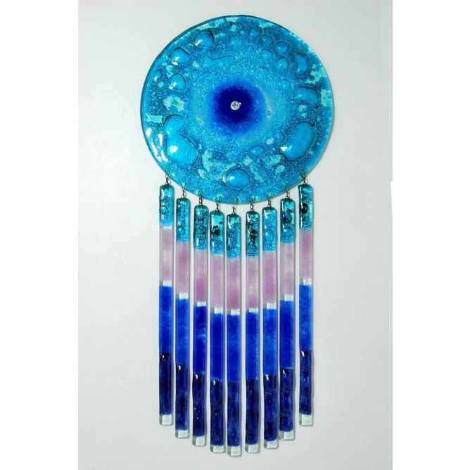 KUM Blue - Handmade Glass Dreamcatcher