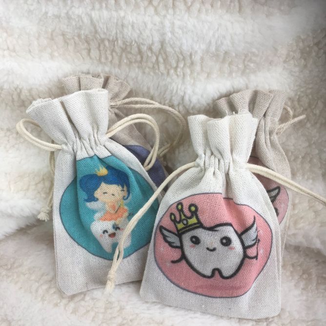 Handmade Bag for Tooth Fairy or Tooth Mouse