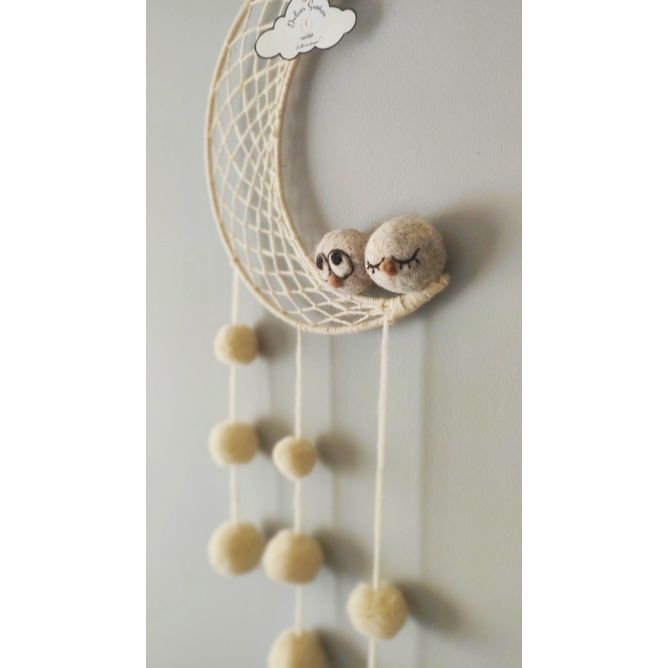 Moon hanging dreamcatcher