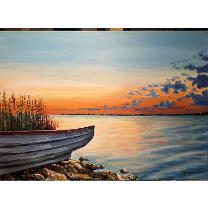 Puesta de sol en el Delta