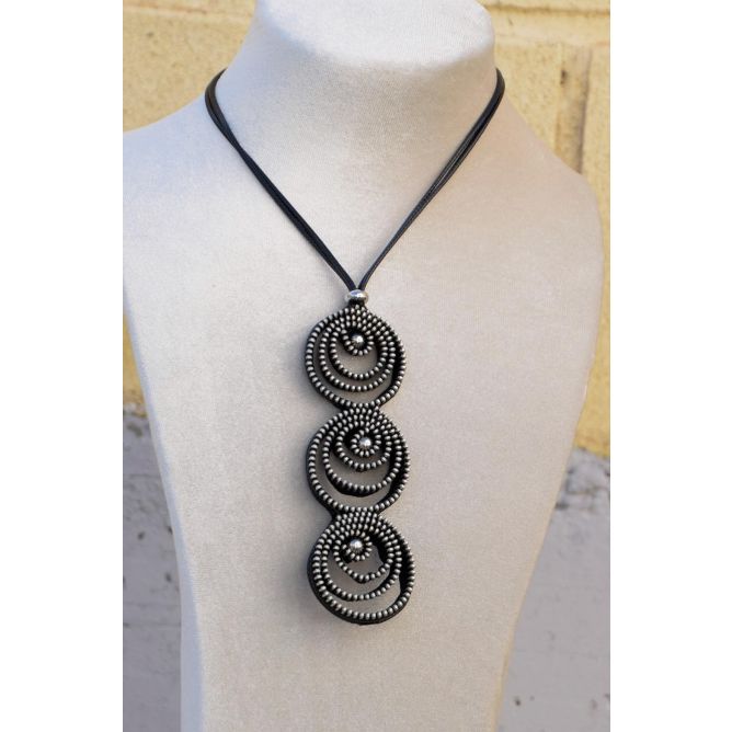 Collar espirales de cremalleras
