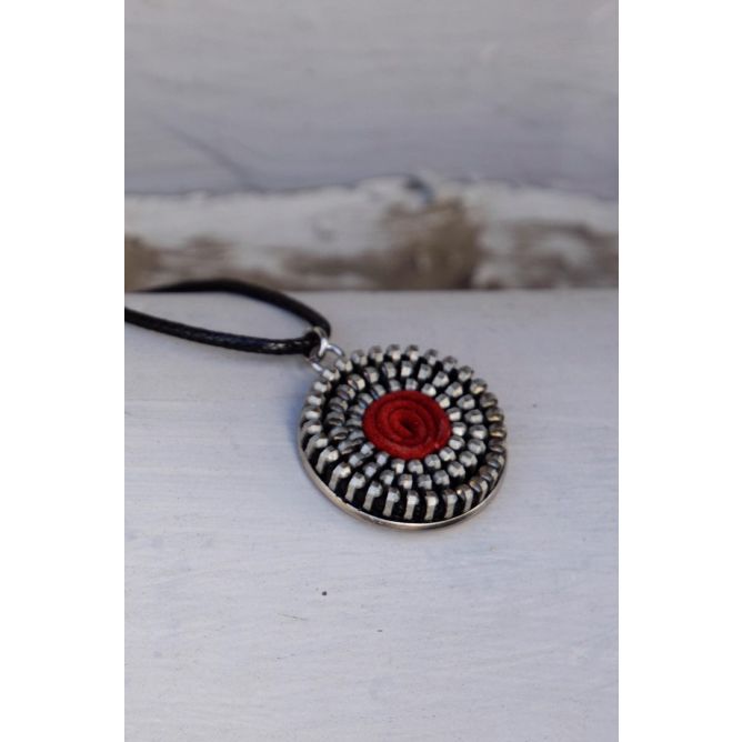 red zipper choker necklace 5
