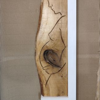 Relieve en madera Maternidad
