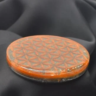 Porta-copos de orgonite artesanais - Flor da Vida