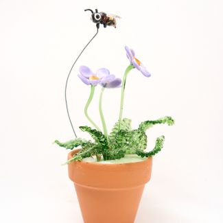 Vaso de flores feito à mão