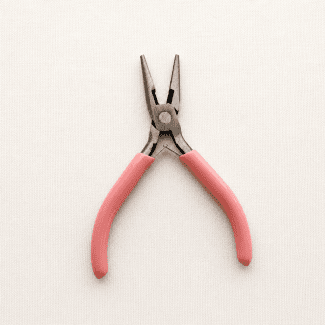 Alicate de punta plana para bisutería y joyería