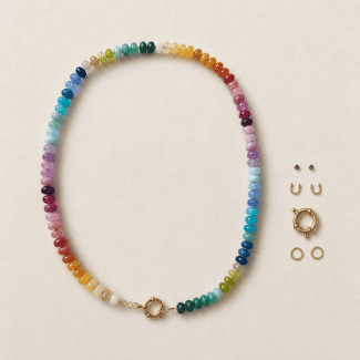 Kit para crear un collar de minerales