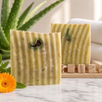 Jabón de Aloe Vera y Caléndula