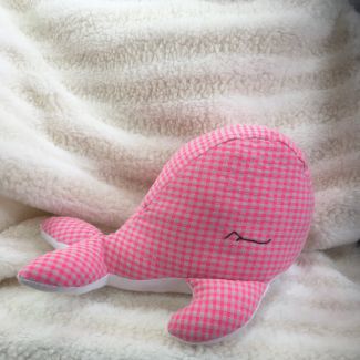 Handmade Pink Fluorescent Vicky Whale