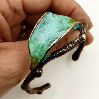 Handcrafted Bronze Bracelet from the Rama Collection