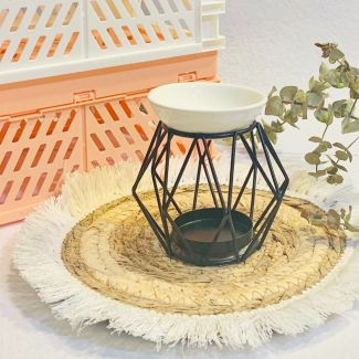 Quemador metálico | Modelo Geo negro