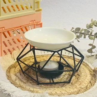 Queimador de metal | Modelo Geo XL, preto