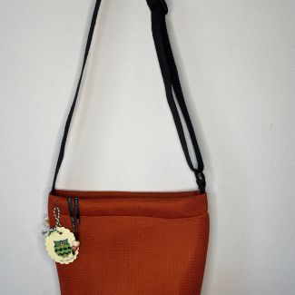 Handmade 3D Plain Fabric Bag, Tile