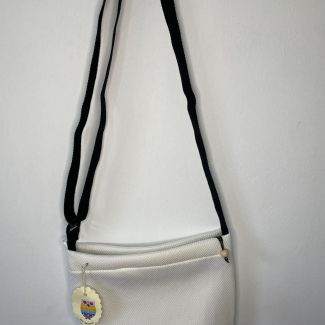 Sac fait main en tissu 3D uni blanc