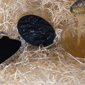 Jabón de Glicerina con Carbón Activado y Miel