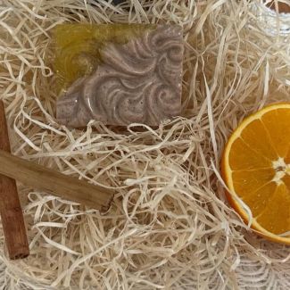 Jabón de Glicerina con Naranja y Canela