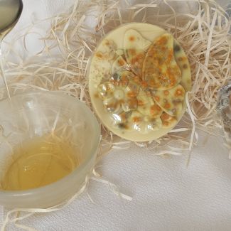 Jabón de Glicerina con Polen y Miel
