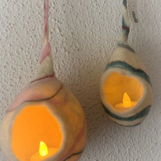 Farolillo de fieltro / Felt lantern