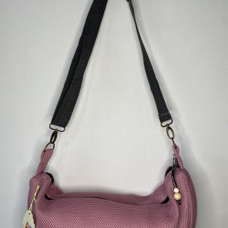 Pink Handmade Moon Bag