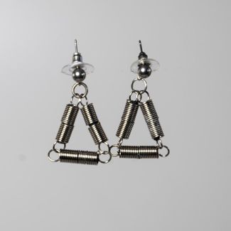 pendientes originales, pendientes unicos,pendientes diferntes,pendientes color plata