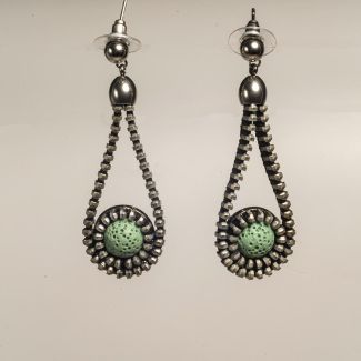 Pendiente largo, pendientes originales ,pendientes de cremallera