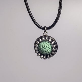 gargantilla cremallera y lava