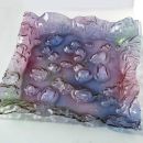 IRIS - Handmade glass tray, unique piece