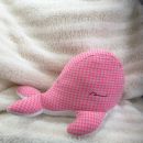 Handmade Pink Fluorescent Vicky Whale