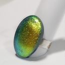 Ovo, bague en verre artisanal