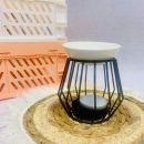 Quemador metálico | Modelo Geo Line negro