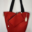 Designer Maxi Bag with Matching Toiletry Bag