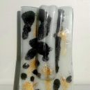 Jarrón Artesanal TIGRE - Vidrio pintado a mano