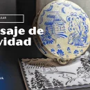 Postal de navidad - Pintura tradicional rusa