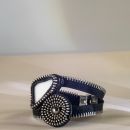 pulsera blanca original de ceramica reciclada