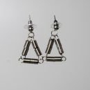 pendientes originales, pendientes unicos,pendientes diferntes,pendientes color plata