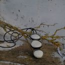 Collar de piedras con cremalleras