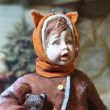 Handmade Doll with Vintage Bear 2