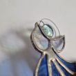 Blue Handcrafted Glass Angel 3