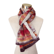 Hand-Painted Natural Silk Handmade Shawl 6