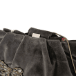 Pochette en velours faite main avec fermoir en strass 4