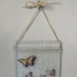 BUTTERFLIES - Handmade glass painting
