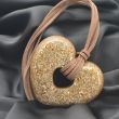 Pendentif cœur ouvert fait main, orgonite 2