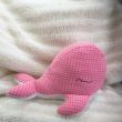 Handmade Pink Fluorescent Vicky Whale