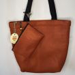 Designer Maxi Bag with Matching Toiletry Bag, Terracotta Color 2