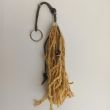 Chaveiro de lã com borla | Chaveiro artesanal de lã merino | Pingente boho para bolsa | Presente artesanal natural 11