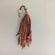 Chaveiro com borla de lã | Chaveiro feito à mão em lã merino | Charme de bolsa Boho | Presente artesanal natural 15