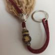 Wool tassel keychain | Handmade merino wool keychain | Boho bag charm | Handmade natural gift 8