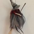 Felted merino wool Waldorf witch | Handmade Magic Doll | Natural decoration | Waldorf witch | Handmade wool fairy 2